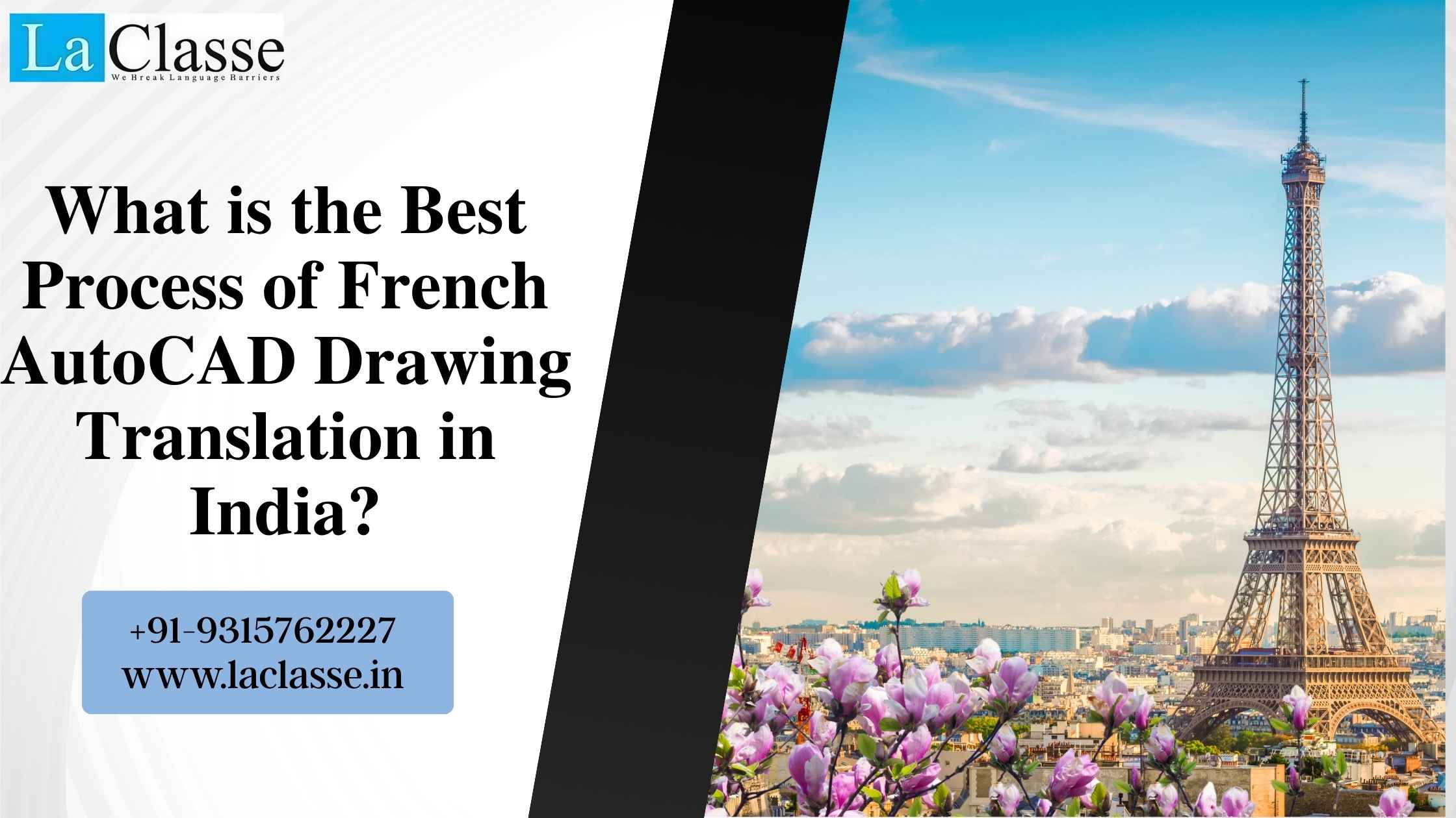 What is the Best Process of French AutoCAD Drawing Translation in India?